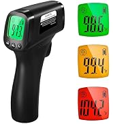 HUHETA No-Touch Forehead Thermometer for Adults and Kids, Digital Infrared Thermometer, Touchless...