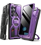 TONGATE Magnetic Stand for Samsung Galaxy S25 Ultra Case with Privacy Screen Protector, [Compatib...