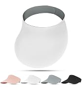 Sukeen Wide Brim Sun Visor Hat for Women,UPF50+ Seamless Sun Hats Lightweight Sports Cap Foldable...