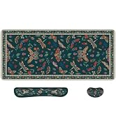 iCasso Large Mouse pad for Desk, Computer Desk Mat, 3Pcs XXL Keyboard and Mouse Pad + Keyboard Wr...