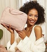 BAGSMART Toiletry Bag Travel Bag with Hanging Hook, Water-resistant Makeup Cosmetic Bag Travel Or...