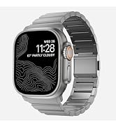 Titanium Apple Watch Band v2 45mm, Titanium Ultra Watch Band with Adjustable Links and Integrated...