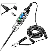 Heavy Duty 3-72V Backlit Digital LCD Circuit Tester, Automotive Test Light with 140 Inch Extended...