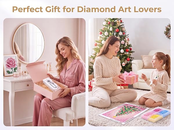 Electric Diamond Art Pens with Light
