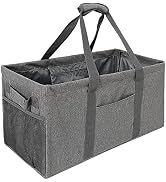 Acnusik Extra Large Utility Tote Bag for Women with Pockets,Canvas Collapsible Tote Bags