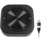 TOALLIN Conference Speaker and Microphone, USB Speakerphone | 4 Mics Array, 360° Voice Pickup, AI...