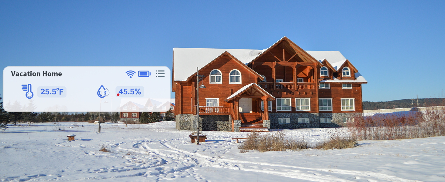 wifi temperature monitor vacation home