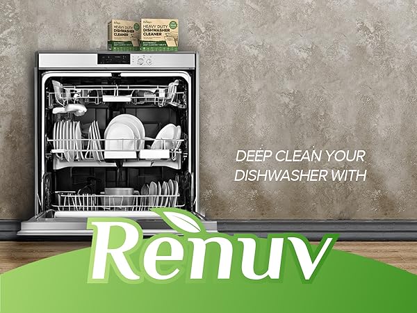 renuv dishwasher cleaner and deodorizer
