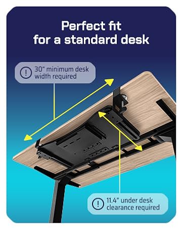 pull out keyboard tray under desk