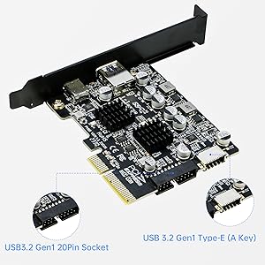 PCIE USB C