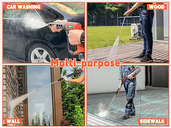 50 FT Power Washer Hose and Gun