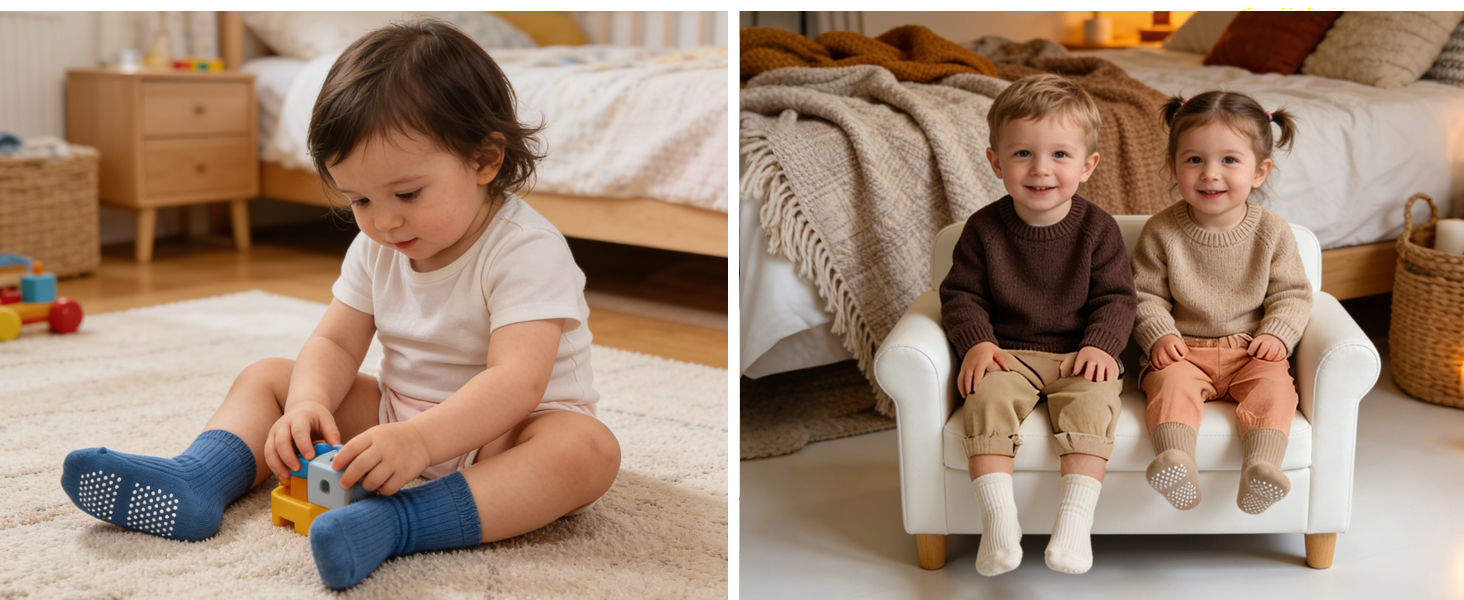Bearbay anti slip socks
