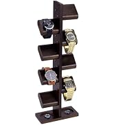 PH PandaHall Wooden Watch Holder Stand Watches Display Tower Wristwatch Holder Racks Multiple Wat...