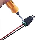Solderless Rca plugs ,only a small screwdriver.