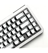JMTCtech White Comics 137 Pbt Mechanical Keycap Set, MXD Technology (Anti-Sink, Anti-Scratch, Ant...