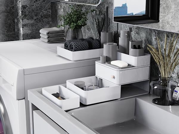 bathroom drawer organizers