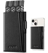 VULKIT Magnetic Phone Wallet for MagSafe, Slim Pop Up Card Holder RFID Blocking, for iPhone 15/14...