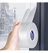 ZOMPAGO Strong Adhesive Cloth Weather Stripping Tape for Sliding Windows and Door Frames - Seal S...