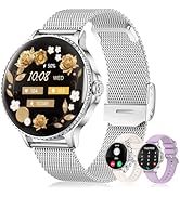 Smart Watch for Women, 1.32'' AMOLED Ultra-Clear Screen with Bluetooth Calls(Answer/Make) Activit...