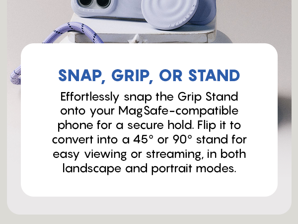 CASETiFY Snappy Ripple Grip Stand Compatible with Magsafe