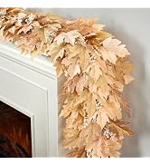 Fall Decorations for Home - 6Ft Artificial Berry Cypress Leaves Fall Garland - Fall Decor - Autum...