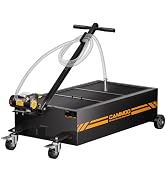 CAMMOO 25 Gal Electric Oil Drain Pan, 110V High-Flow Pump, 9.8 FT Hose, 200 W Motor, 2 Locking Sw...