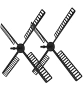 Alipis Solar Windmill Blades Replacement Plastic Windmill Parts Outdoor Garden Lighthouse Accesso...
