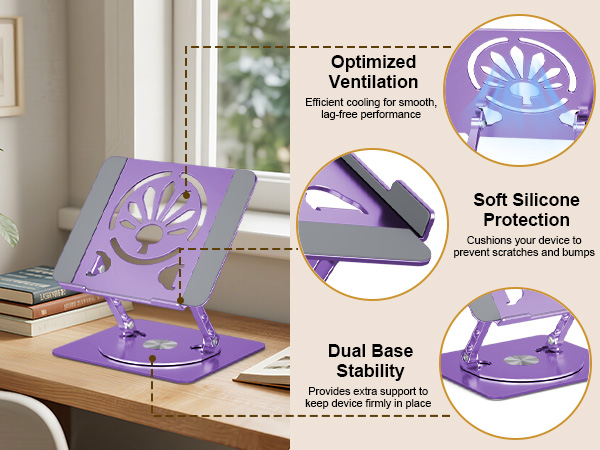 laptop stand for desk portable notebook stand ergonomic laptop riser office desk accessories