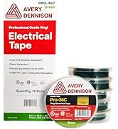 Avery Dennison Electrical Tape, Professional Grade PVC Electric Tape, UL/CSA Listed Insulating Vi...
