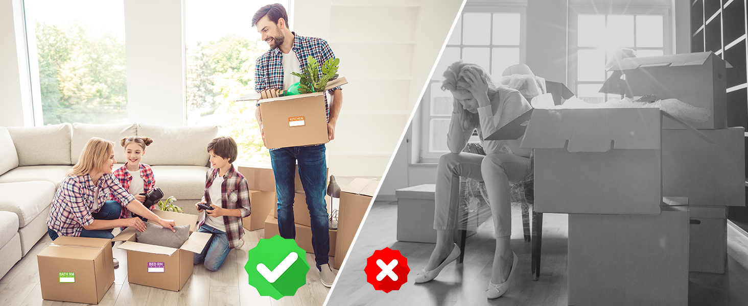 Home Moving Labels
