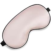 Silk Eye Sleep Mask Adjustable Strap, Comfortable & Soft Eye Mask Satin Eye Mask, Blindfold Eyesh...