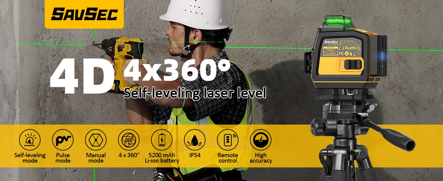 SAVSEC SV-Y04CG laser level