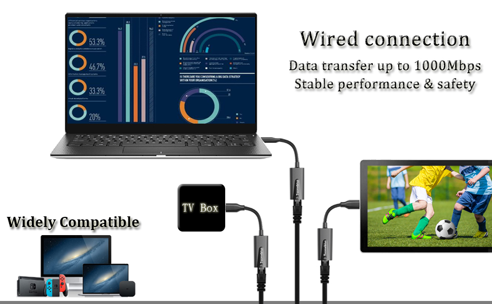 USB Gigabit Ethernet adapter