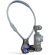 AMAZEAR Magnetic Neck Holder for DJI OSMO Pocket 3 Action 6 Insta 360 X5 Camera Accessory, Comfor...