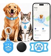 Dog Tracker with Apple Find My, GPS Pet Tracker for Dogs and Cats | Real-Time Location Tracking, ...