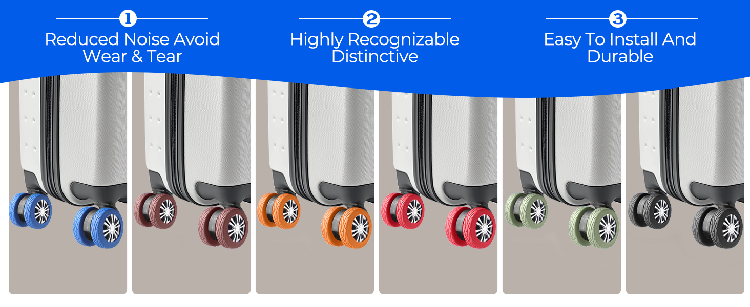 Upgrade Luggage Wheel Covers
