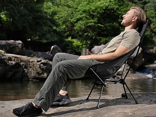 ultralight highback camping chair