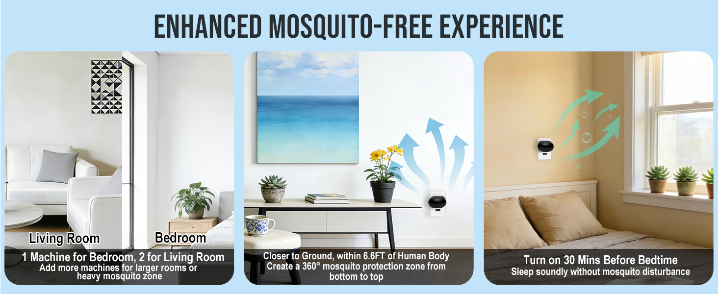 ENHANCED MOSQUITO-FREE EXPERIENCE