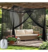 Outdoor Camping Mosquito Net, Large Size Mesh Insect Netting with Storage Bag for Camping, Picnic...