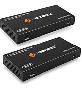 J-Tech Digital Long Range HDMI Extender Over Cat6 150m/492ft HDBaseT 4K60Hz 18Gbps Extender PoC, ...