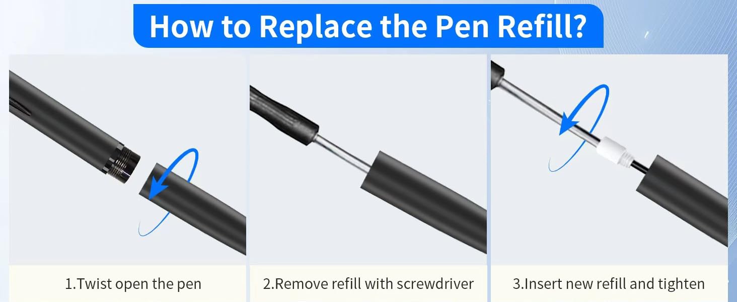 Replace pen refill