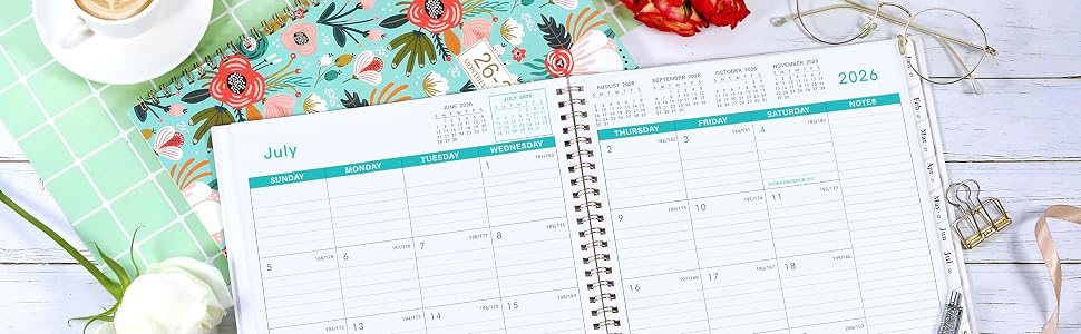 monthly planner 2026-2027