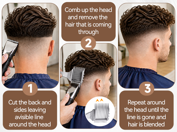 blend friend fade comb