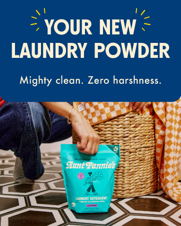 Your new laundry powder. Mighty clean. Zero harshness.