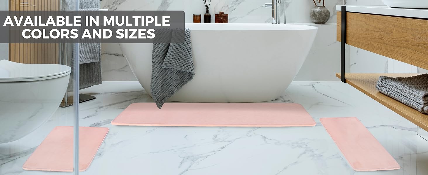pink bathroom rug