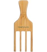 GranNaturals Hair Picks for Curly Hair - 4-Prong Wide-Toothed Comb Hair Pick for Fluffing Curls -...
