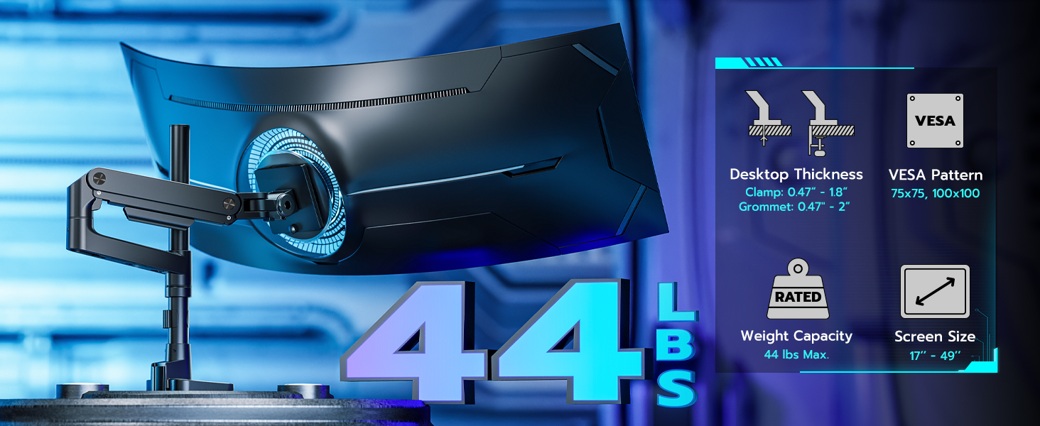 heavy-duty monitor mount