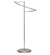 Chrome 29-Ball Spiral Clothing Rack