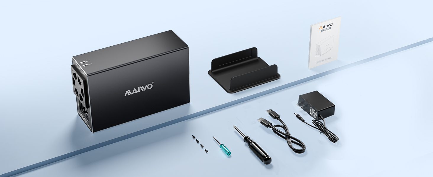 2 bay external hard drive raid enclosure