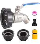 Ceaeso 3-Size IBC Tote Adapter, 275-330 Gallon IBC Tote Adapter 2.44